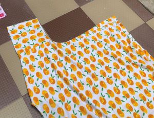 Salilome  Pajama Set - Yellow Orange Print