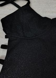Black sexy  Mini Club and Party Dress