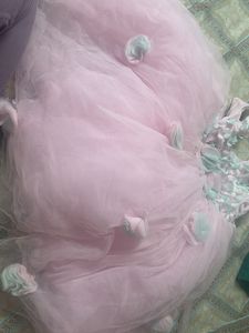 Pink Flower Girl Gown