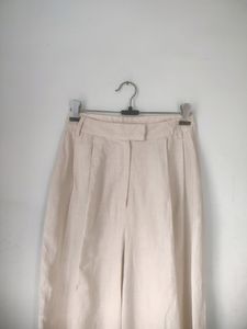 LINEN OFF WHITE TROUSER