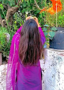 Purple Kurta With Net Dupatta 💜💜