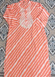 Straight Brand New Laheriya Kurti