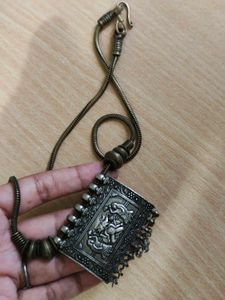Silver Ganesha Necklace