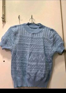 Sky Blue Top For Women