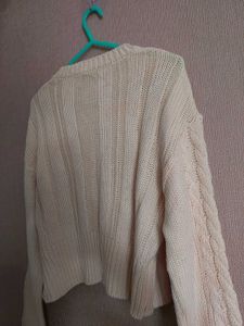 Cropped Knit Cardigan