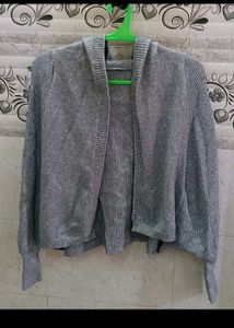 Cozy Grey Knit Sweater