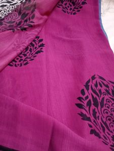 Printed Chiffon Saree