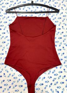 Red Bodysuit Top