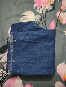 Dark Blue Denim Jeans in baggy style