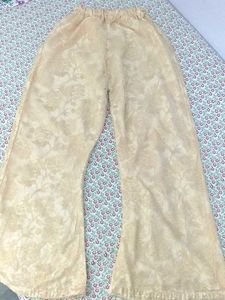 Elegant Beige& Gold Brocade Pants ₹650d price👇