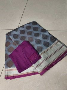 Chanderi Cotton Saree