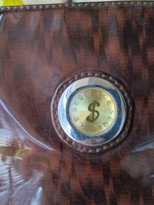 Metallic Brown Handbag