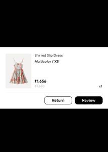 Chic Shirred Slip Dress - Multicolored