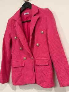 Pink Double Breasted Blazer 💘