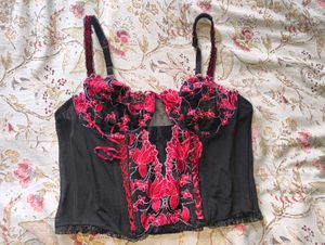 Lace Detail Bustier Top