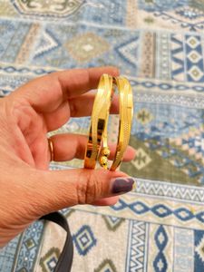 Golden Bangles (Set of 2)
