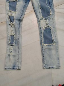 Ripped Denim Jeans