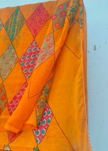 Orange Saree