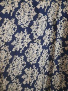 Soft Navy Blue And Sand Top