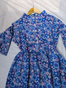 Y2K Floral Sunflower Print Dress 💙