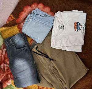 Men Combo Offer - 3 Jeans & T-Shirt