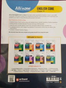 All in One – English Core Class 11 (CBSE,Exams2025