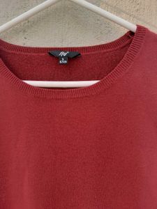 Fig Maroon Sweatshirt For Women