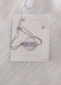 925 Stylish Silver Bracelet With Hallmark