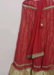 Red & Gold Lehenga Choli Set