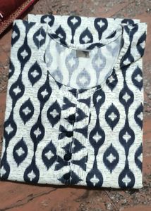 Teal Zoya Kurti with Embellishments