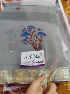 Unstitched Blouse And Saree