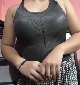 Grey Tank Bodysuit