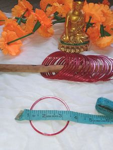 Glittering RED COLOUR ♥️ GLASS BA