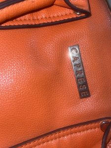 Caprese Orange Handbag
