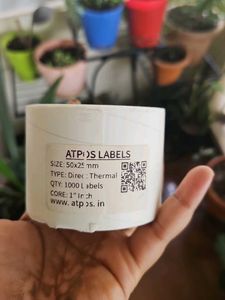 Spice Jar Label Stickers+ white new roll