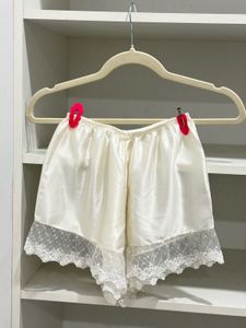 White Satin Set