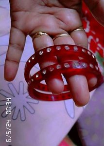 Red Maharani Bangles ....❤️☺️