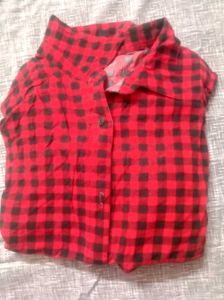 Red & Black Checkered Shirt
