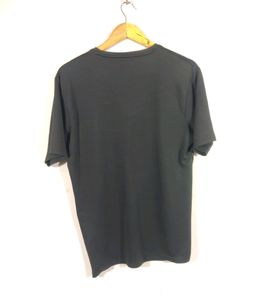 Zudio Black Round Neck Active Wear T-shirt (Women)