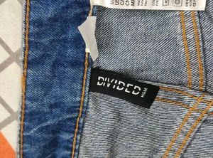 H&amp;M Blue Distressed Jeans