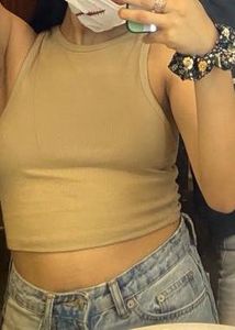 Zara Ribbed Crop Top