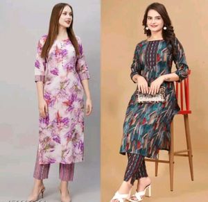 Stylish Kurta Pant Set combo of 2.