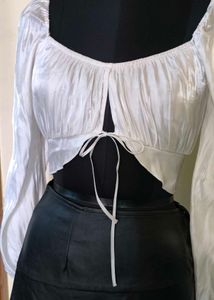 Urbanic White Crop Top