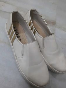 White Casual Sneakers