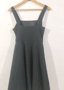 Gray Sundress with Thick Straps