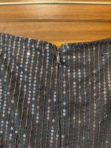 Elegant Sequin Wrap Dress