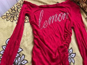 Shimmer fitted top