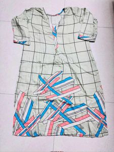 Patterned Tunic Dress