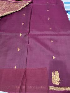 Purple Pure Silk Kanchivaram Saree
