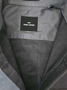 Park Avenue Gray Cotton Dress Shirt